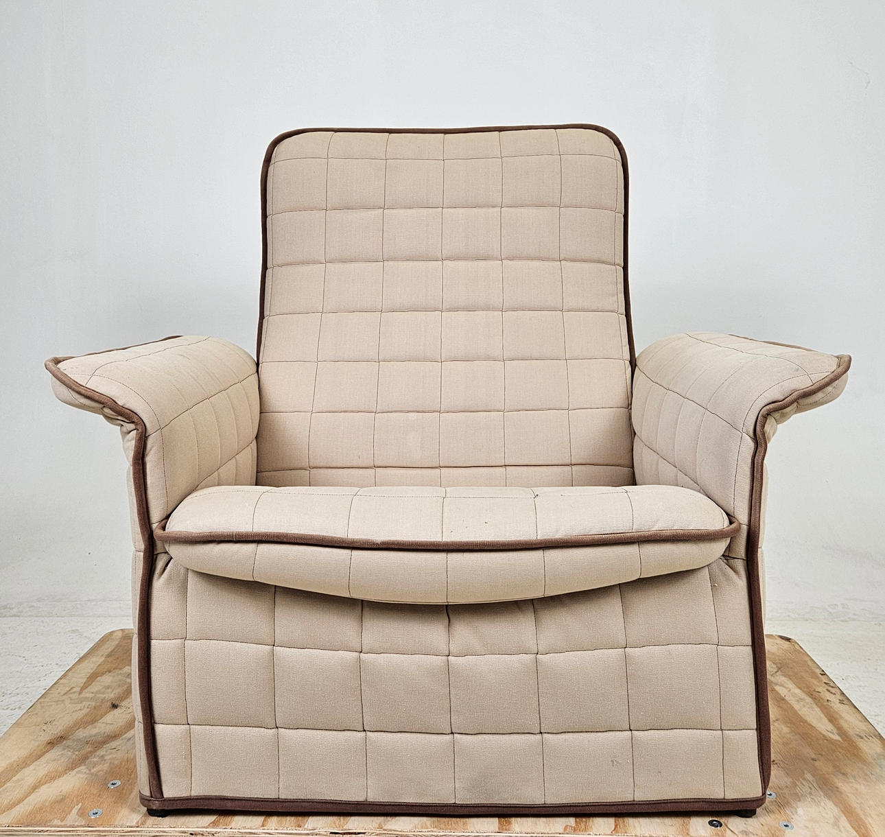 A 1980s IKEA 'Tullanäs' armchair.