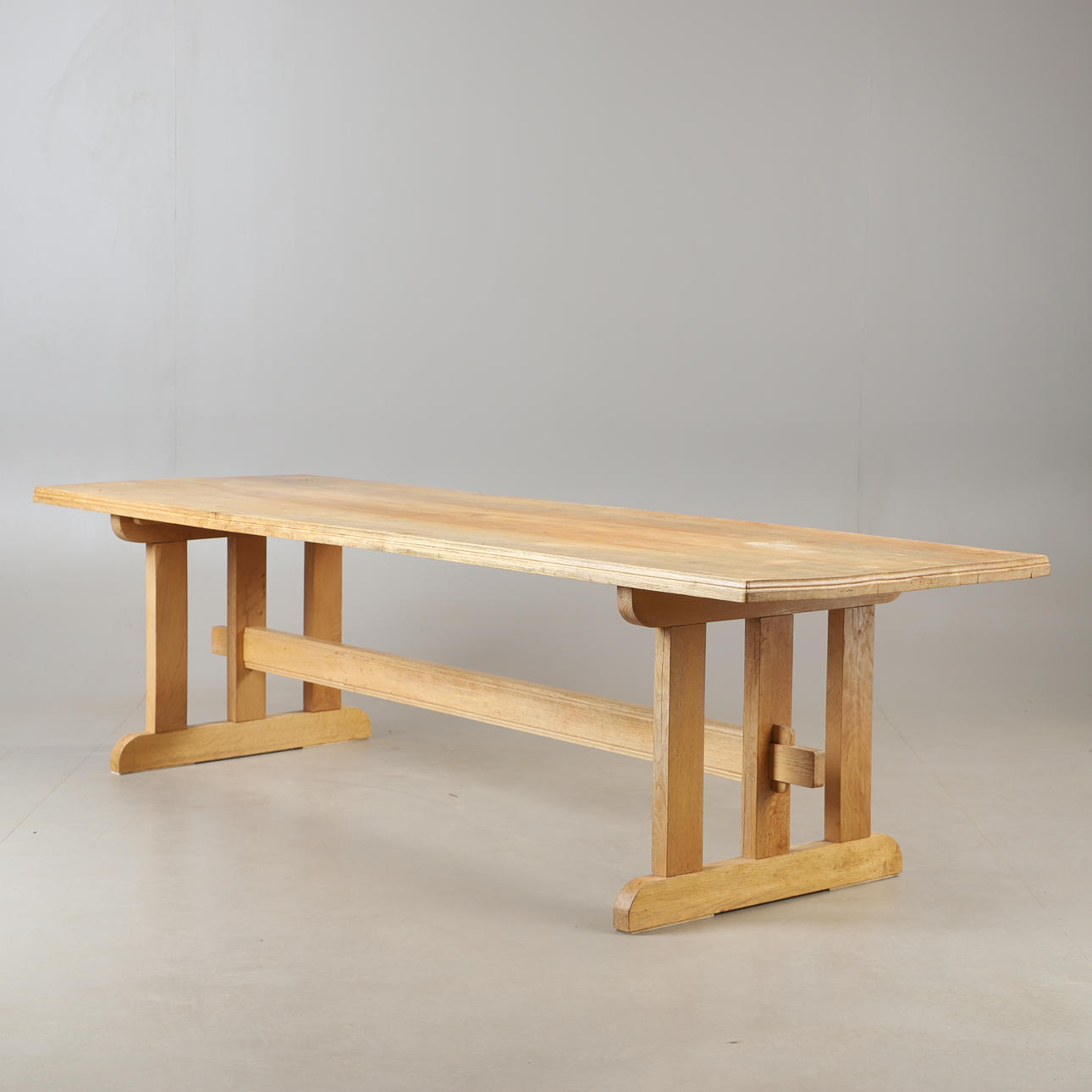 A mid 20th century elm table.