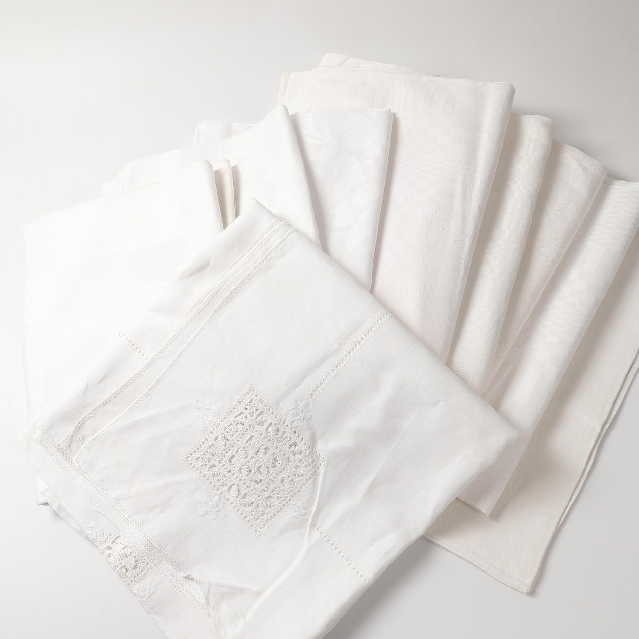 DUKAR, 10 stycken, linne, 1900-tal.