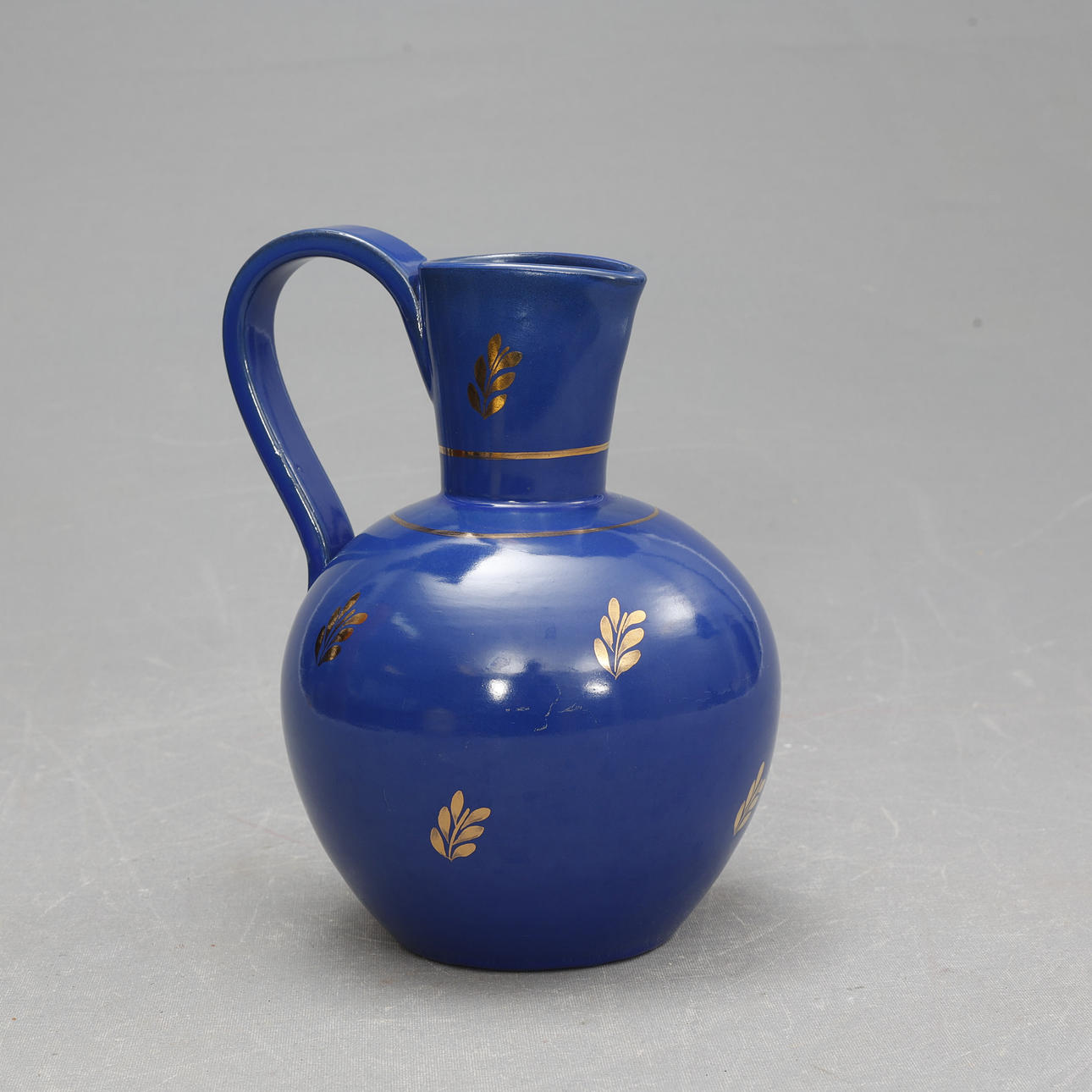 WILHELM KÅGE. Vase/jug, ceramic, Nittsjö.