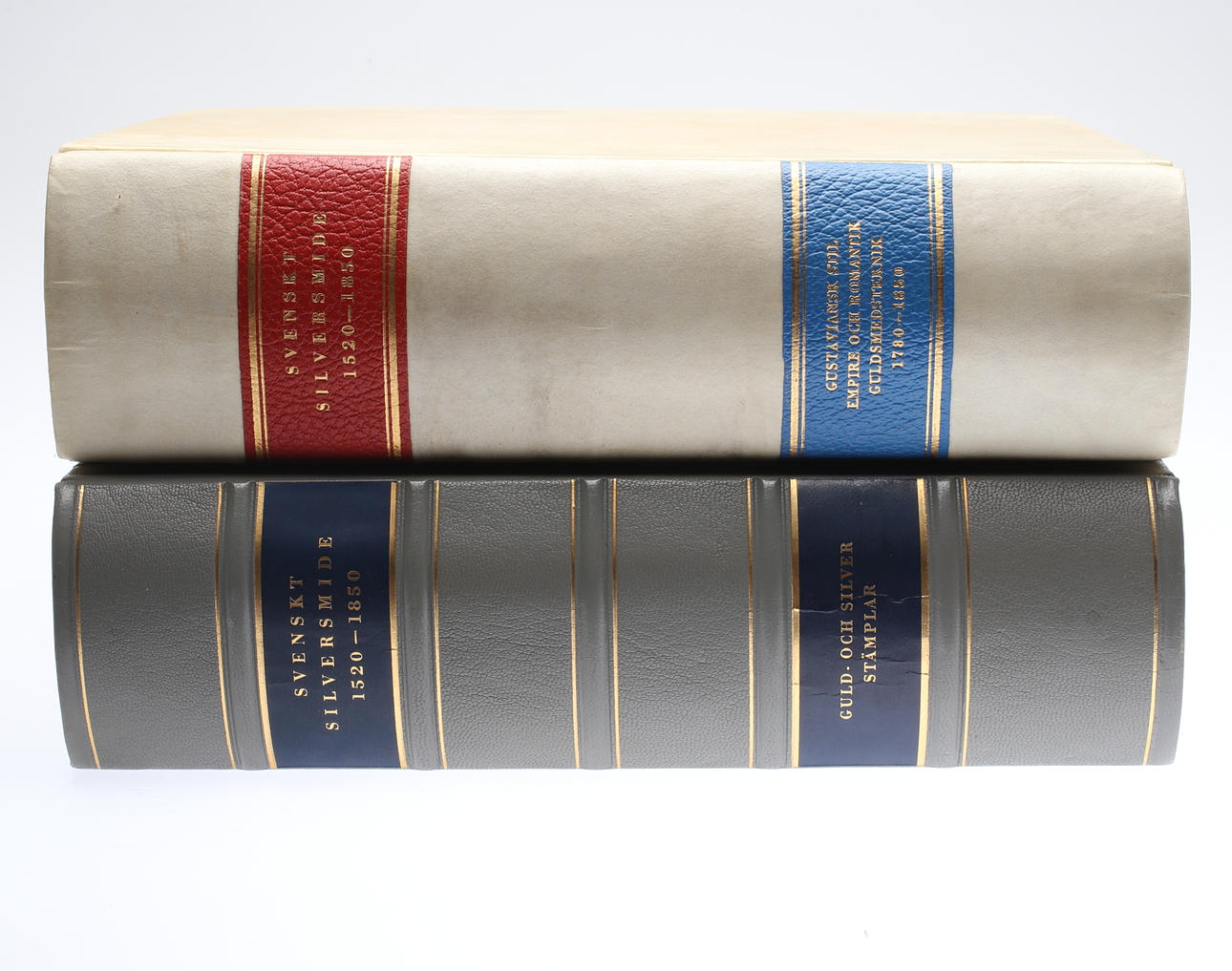 BÖCKER, 2 st, "Svenskt Silversmide 1520-1850", Red. Erik Andrén, Nordisk Rotogravyr, Stockholm, 1960-tal.