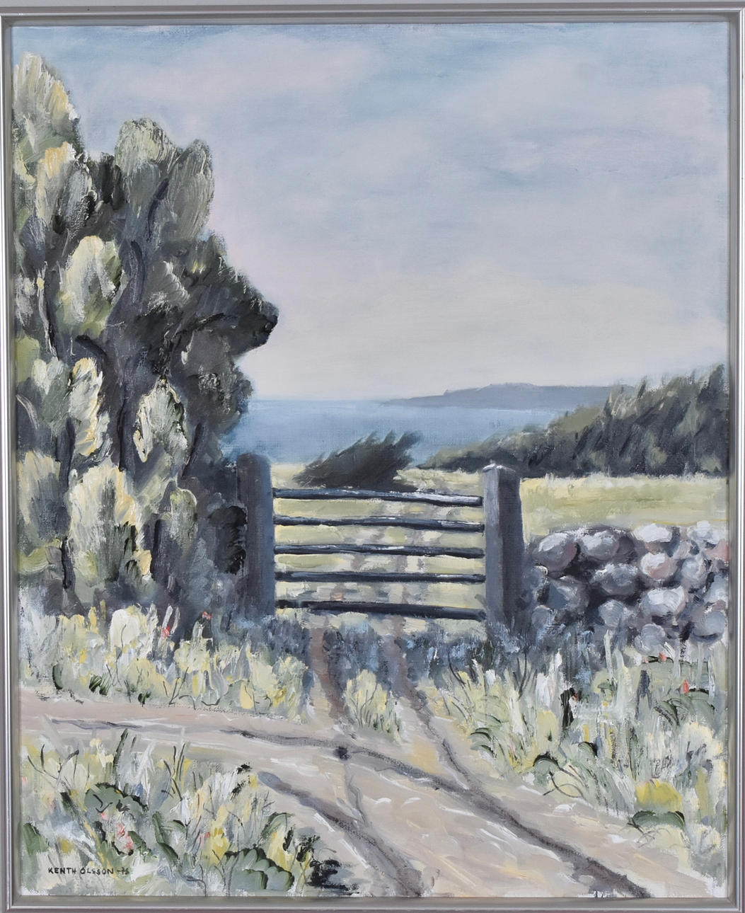 KENTH OLSSON. Oil on canvas.