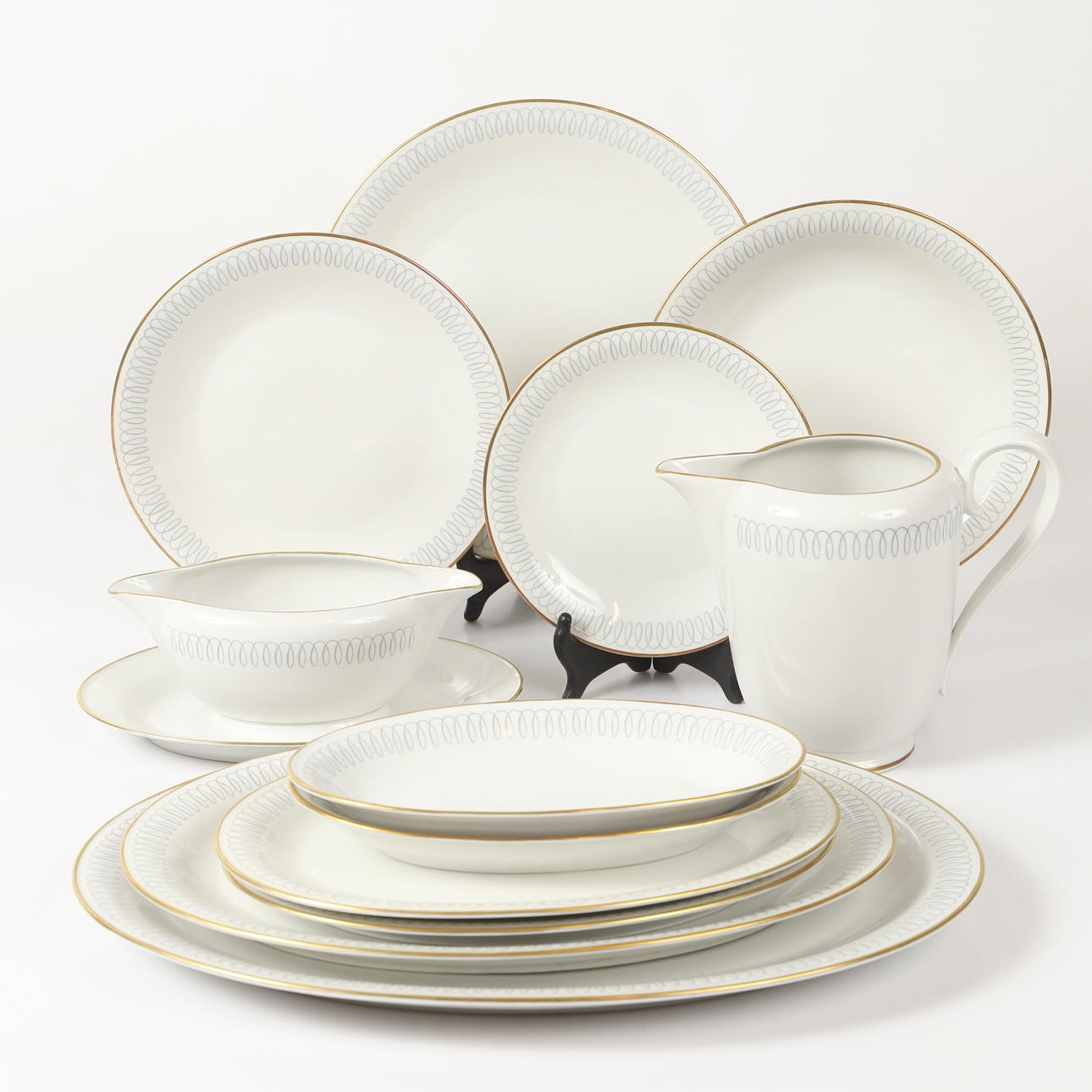 TABLEWARE, 59 pieces, Tableware, Tirschenreuth, Germany.