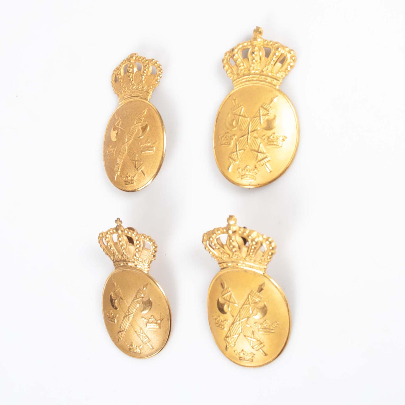 POLICE BADGES AND EMBLEMS, 4 pcs.