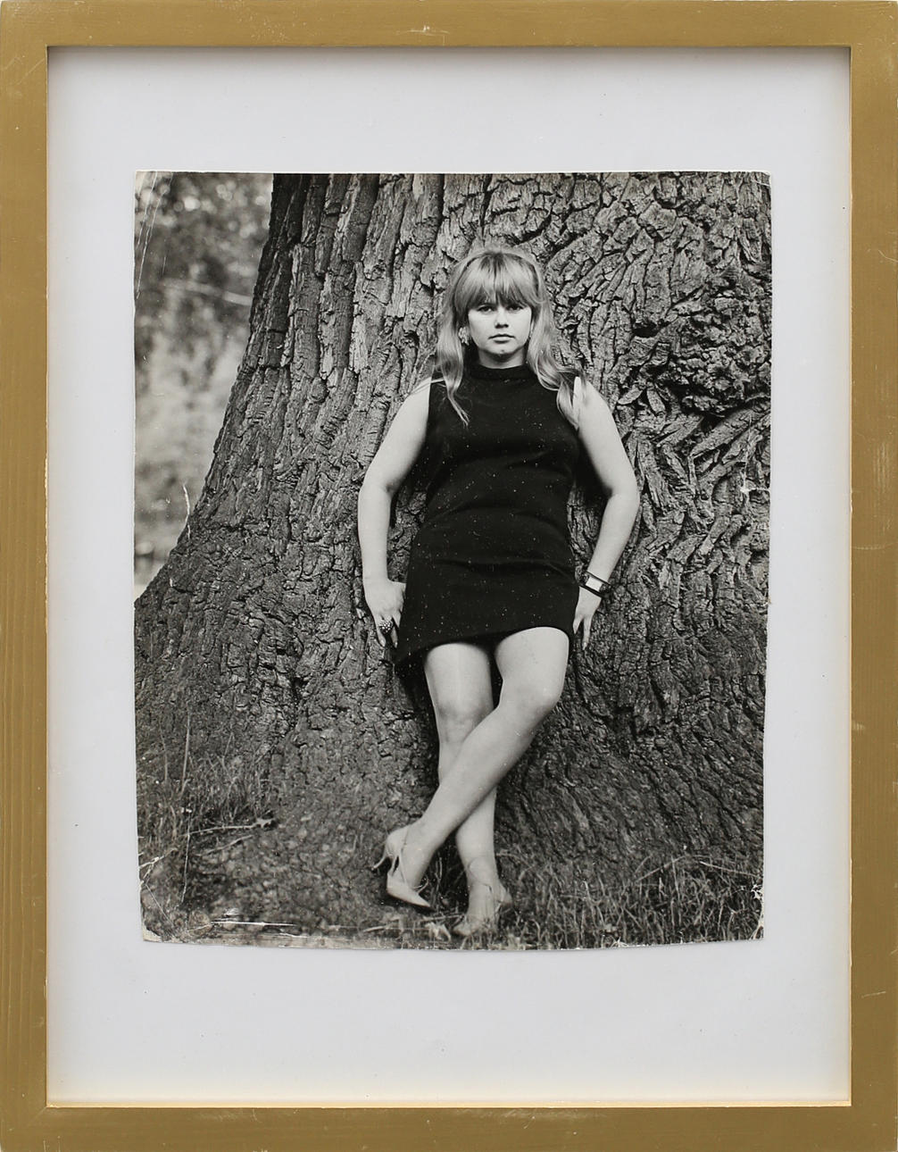 BENGT H MALMQVIST. Fotografi, Lena Nyman, stämpelsignerad a tergo.