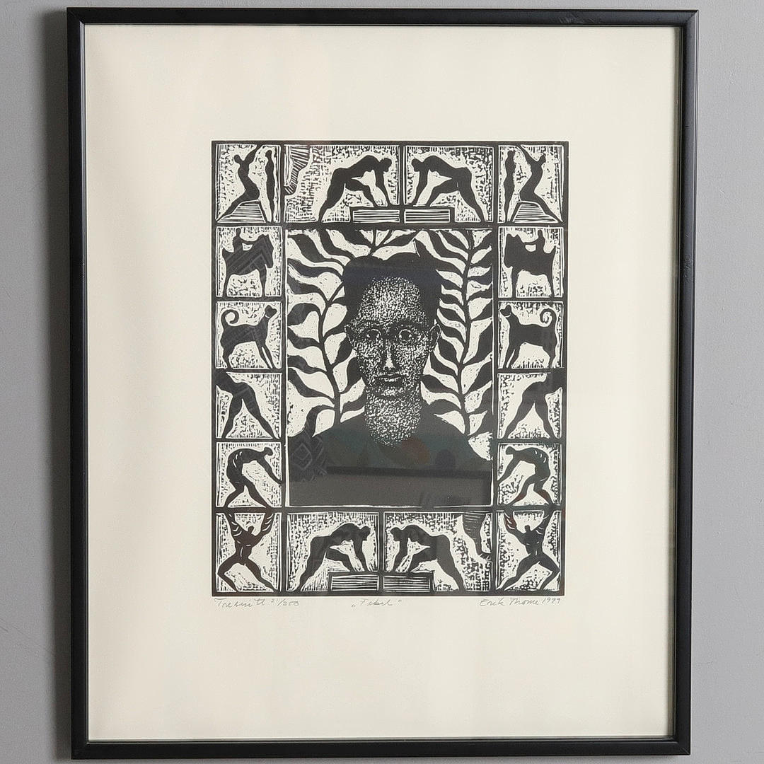 ERIK THOME. TRÄINKNING, no 21/250, “Fabel”, signed & dated -1999.