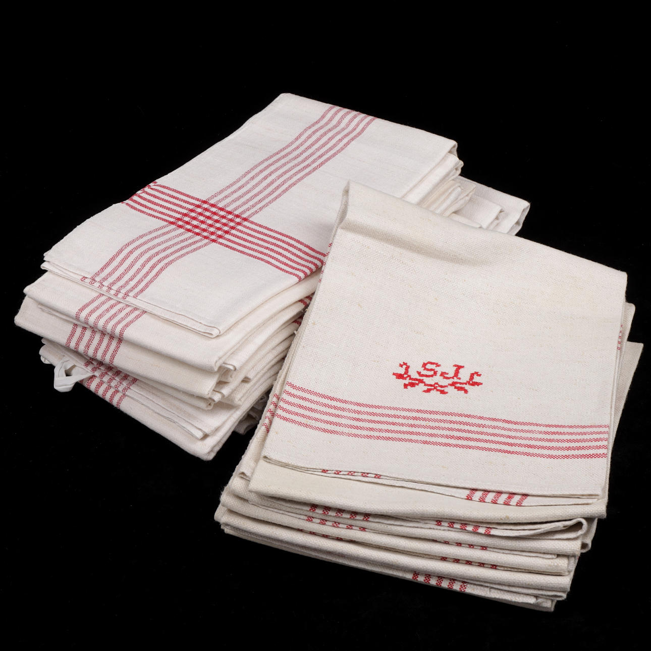 TOWELS, 16 pcs, linen.
