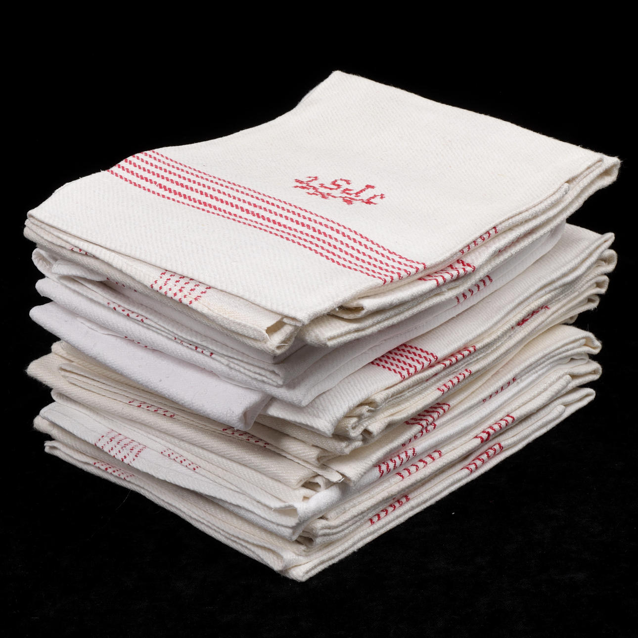 TOWELS, 16 pcs, linen.