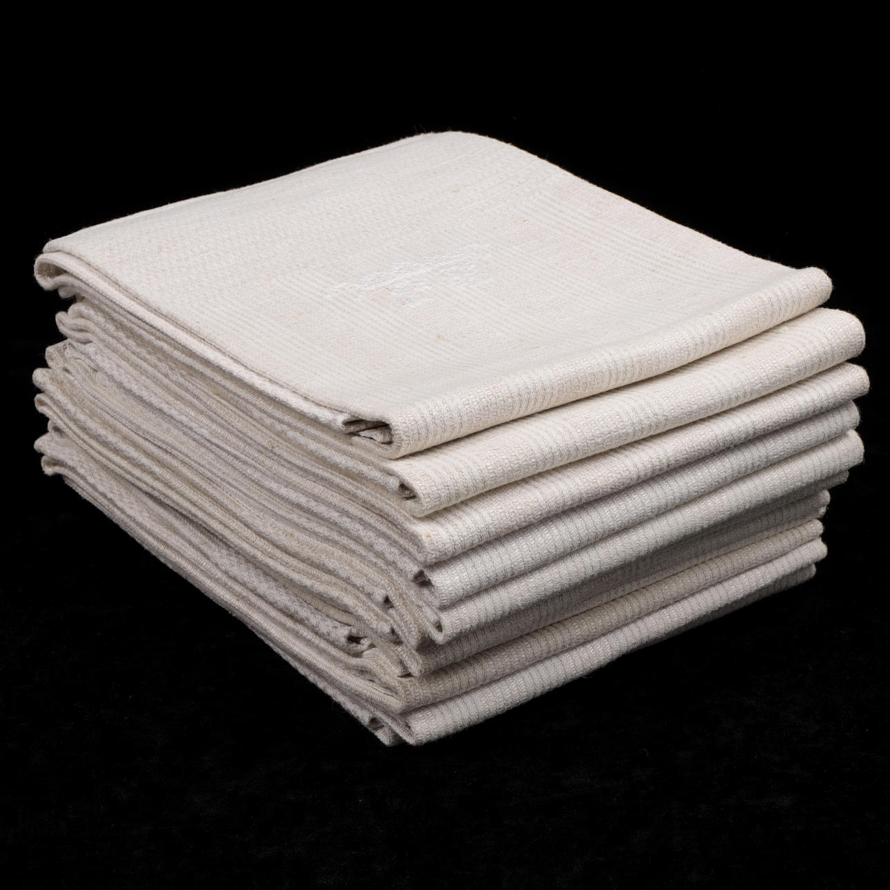 TOWELS, 12 pcs, linen.