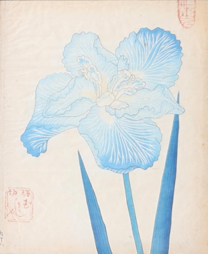 OIDENTIFIERAD KONSTNÄR. Träsnitt, Japan, 1800-tal.