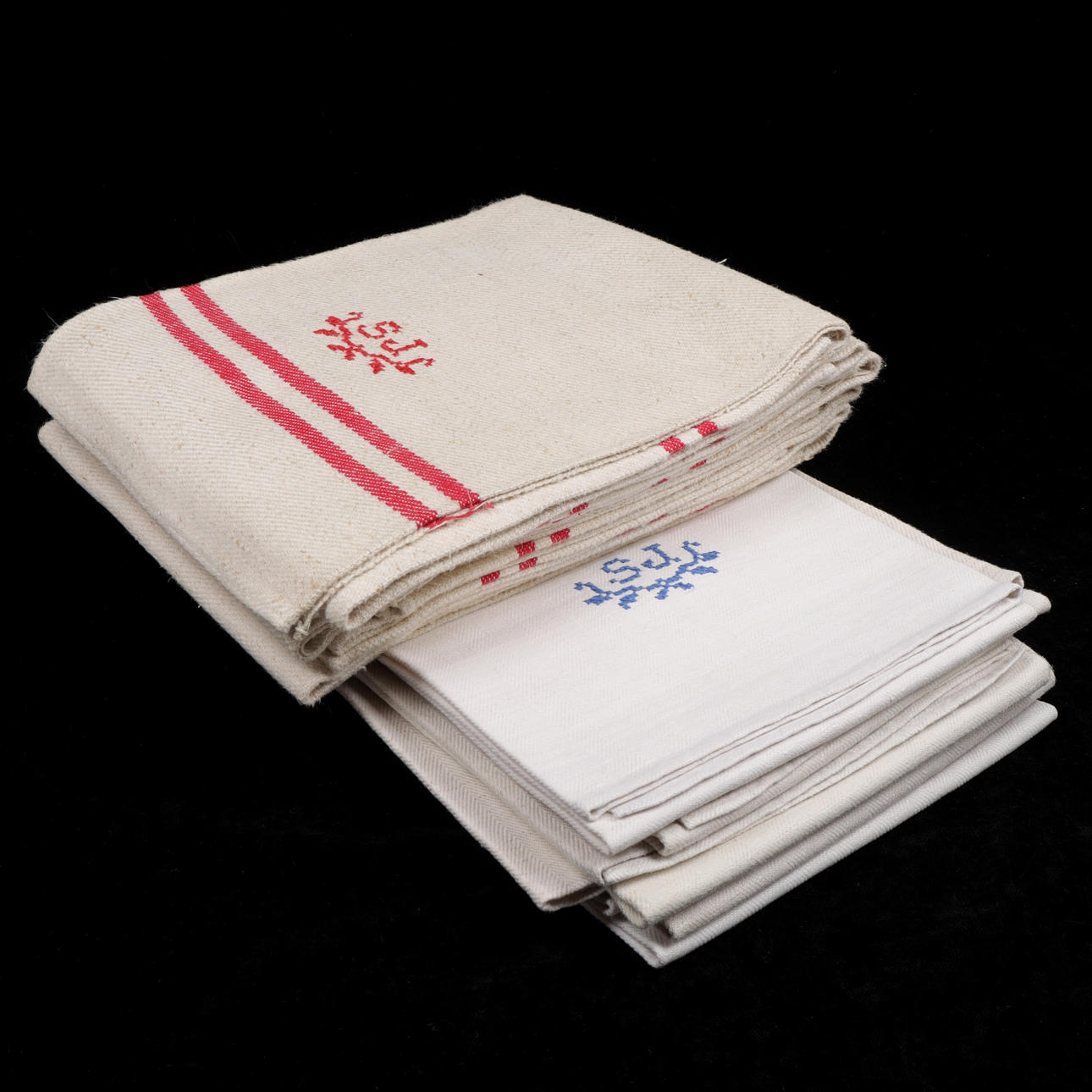 TOWELS, 12 pcs, linen.