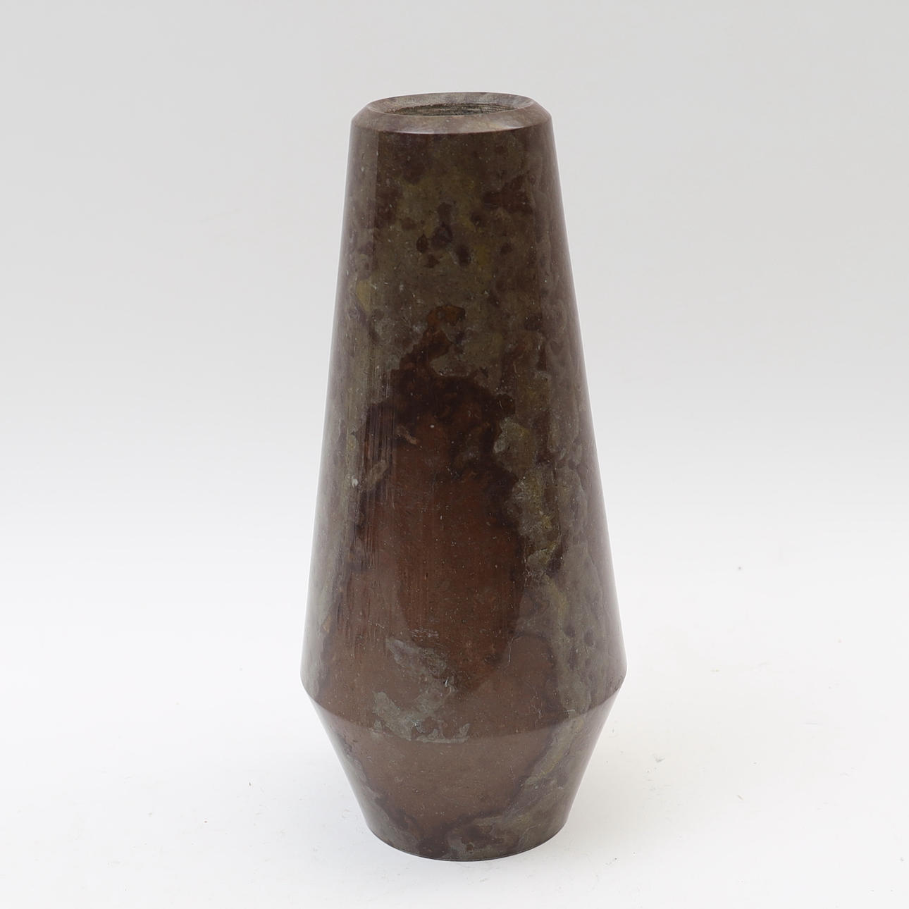 A limestone vase, 20th century or older.