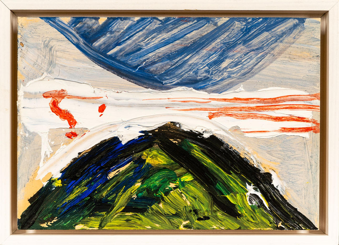 SIXTEN FAGER. Oil on panel, signed, “The Border”.