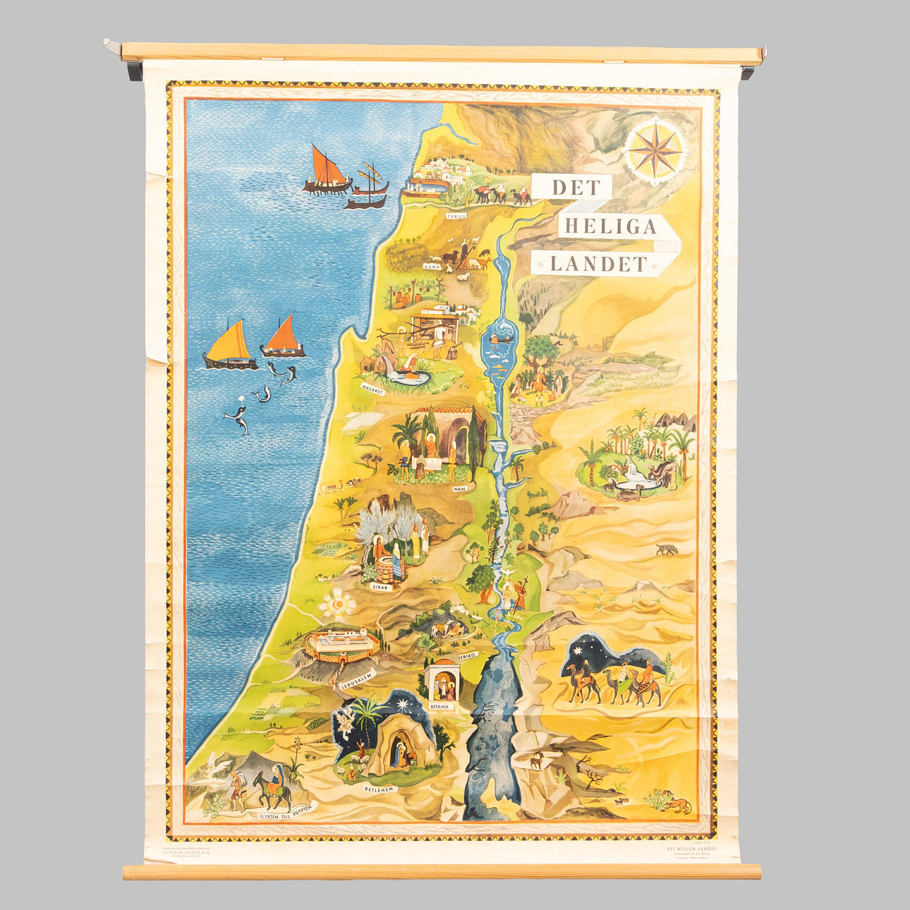 SCHOOL ATLAS, The Holy Land.