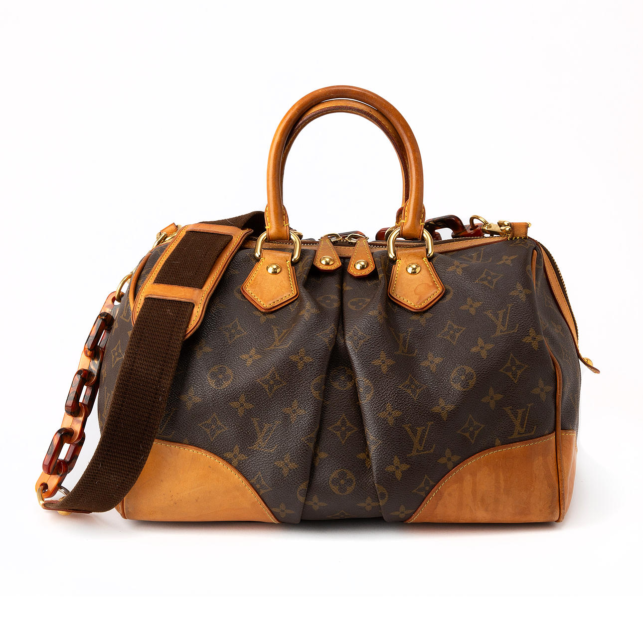 LOUIS VUITTON. Väska, "Stephen", canvas.