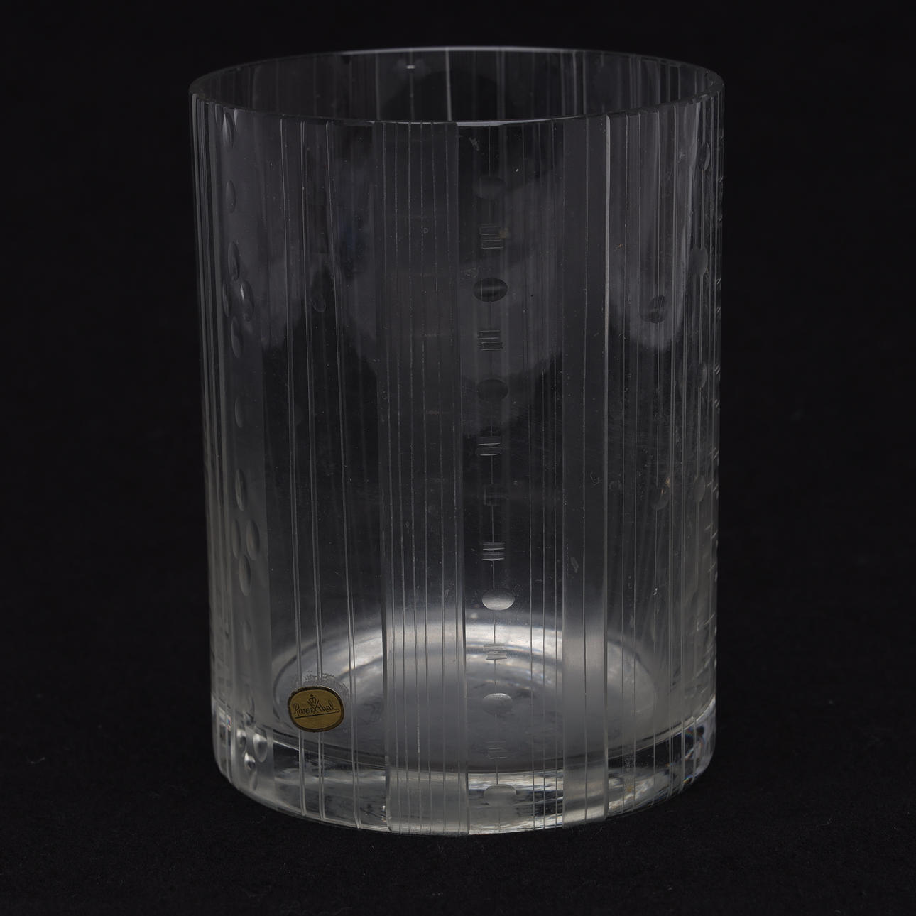 A Rosenthal glass vase.