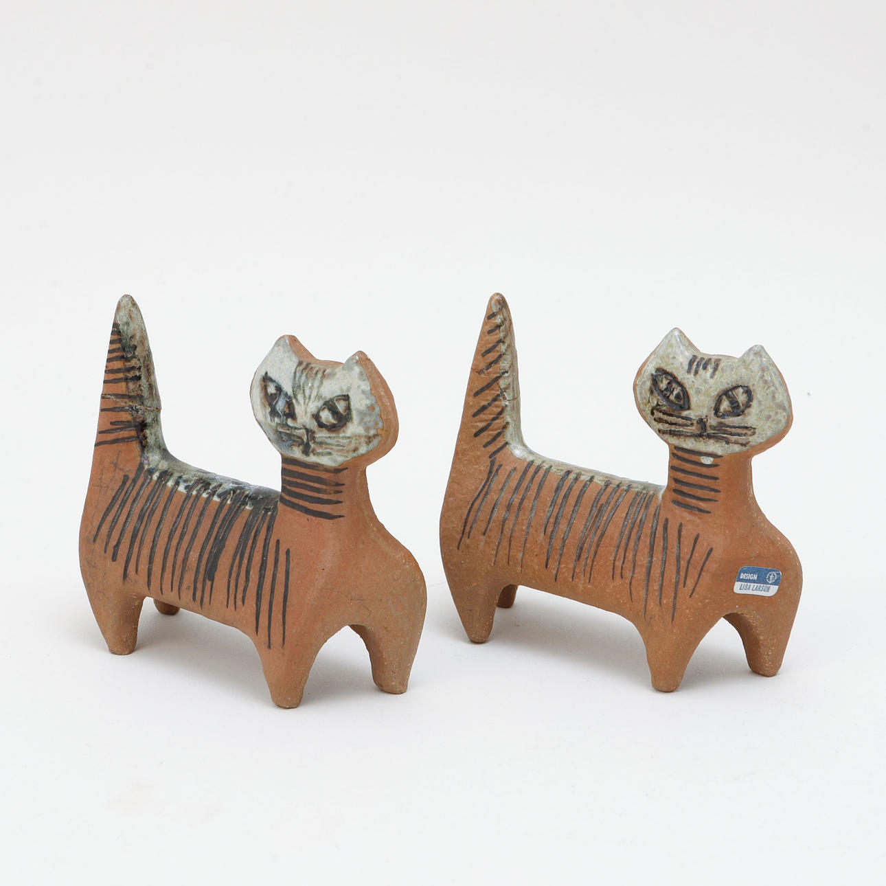 LISA LARSON. Figurines, 5 pieces, stoneware, from the series
