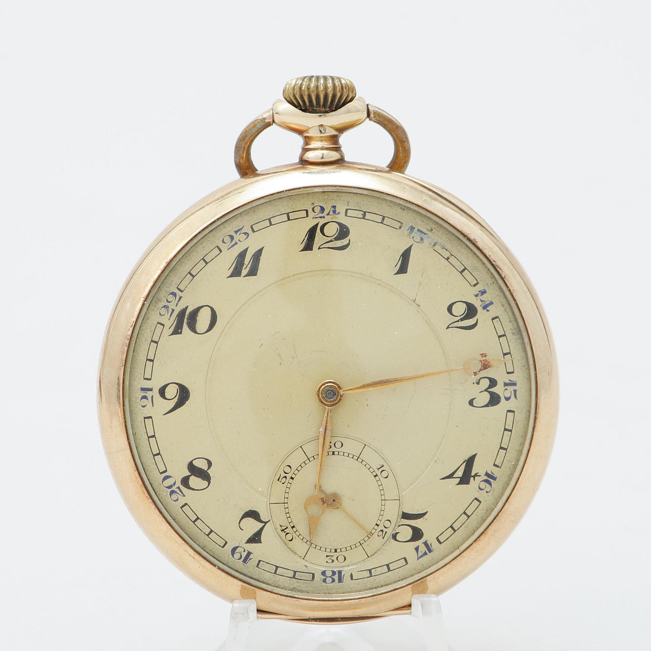 FICKUR, 14k guld. Vikt 84 gram.