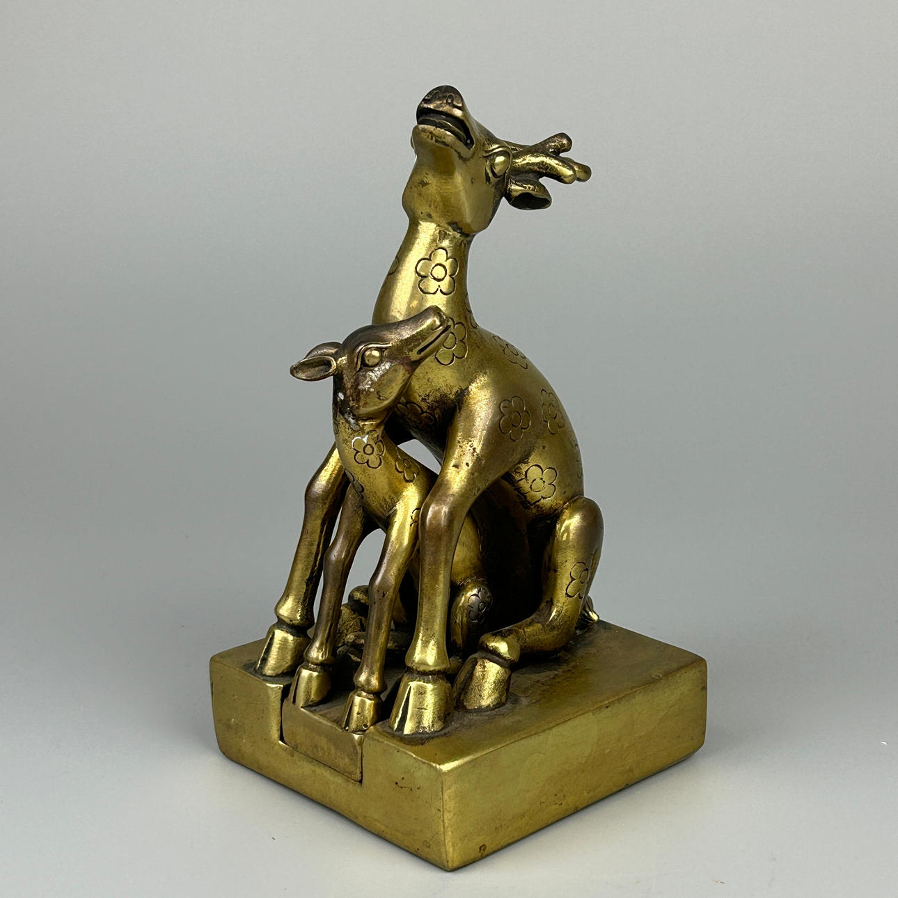 GILT BRONZE SEAL.