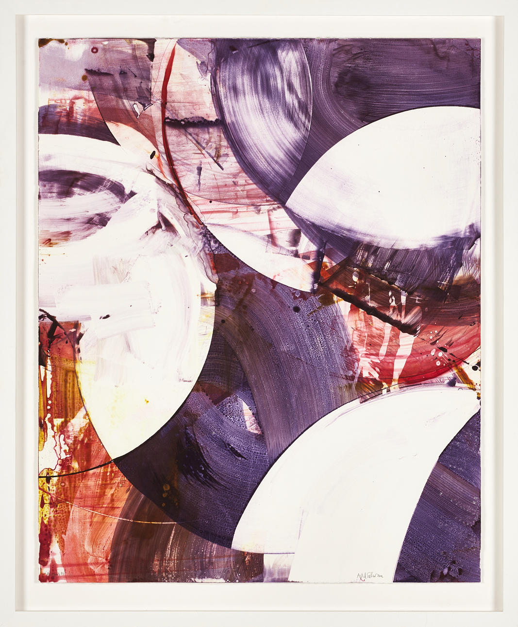 ASTRID SYLWAN (1970). “August”, signed, numbered 1/1, monotype.