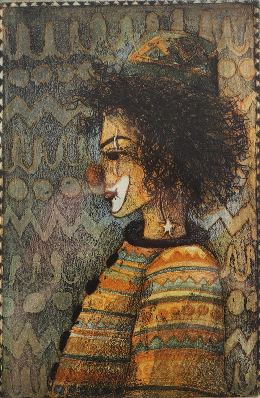 IRENE JARZ. “Maxime”, etching, signed, numbered 5/125.