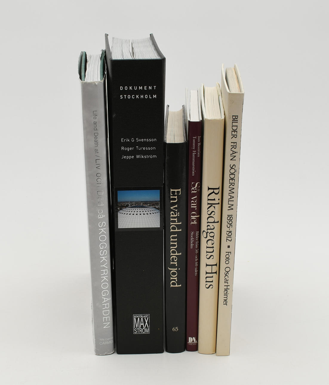 Stockholms böcker. 6 volymer.