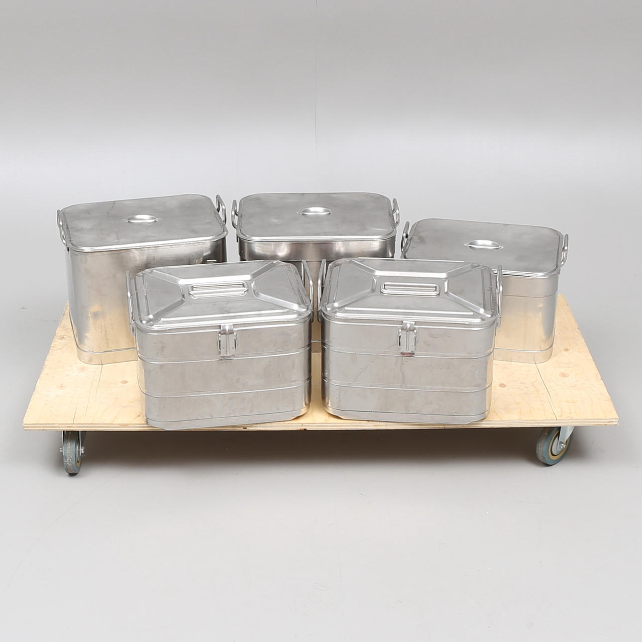 CANTEEN, 5 pcs, stainless steel.