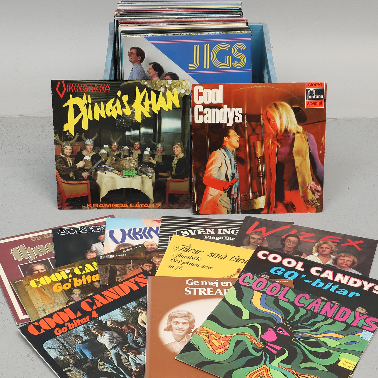 VINYL RECORDS, dance band approx. 75 pcs LP.