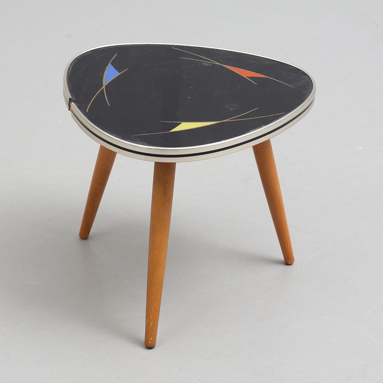 A 1950's side table/pedestal.