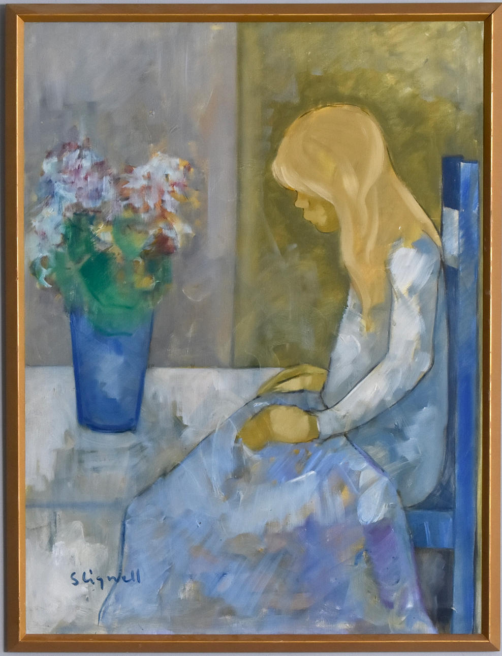 SVEN LIGNELL. Oil on canvas.