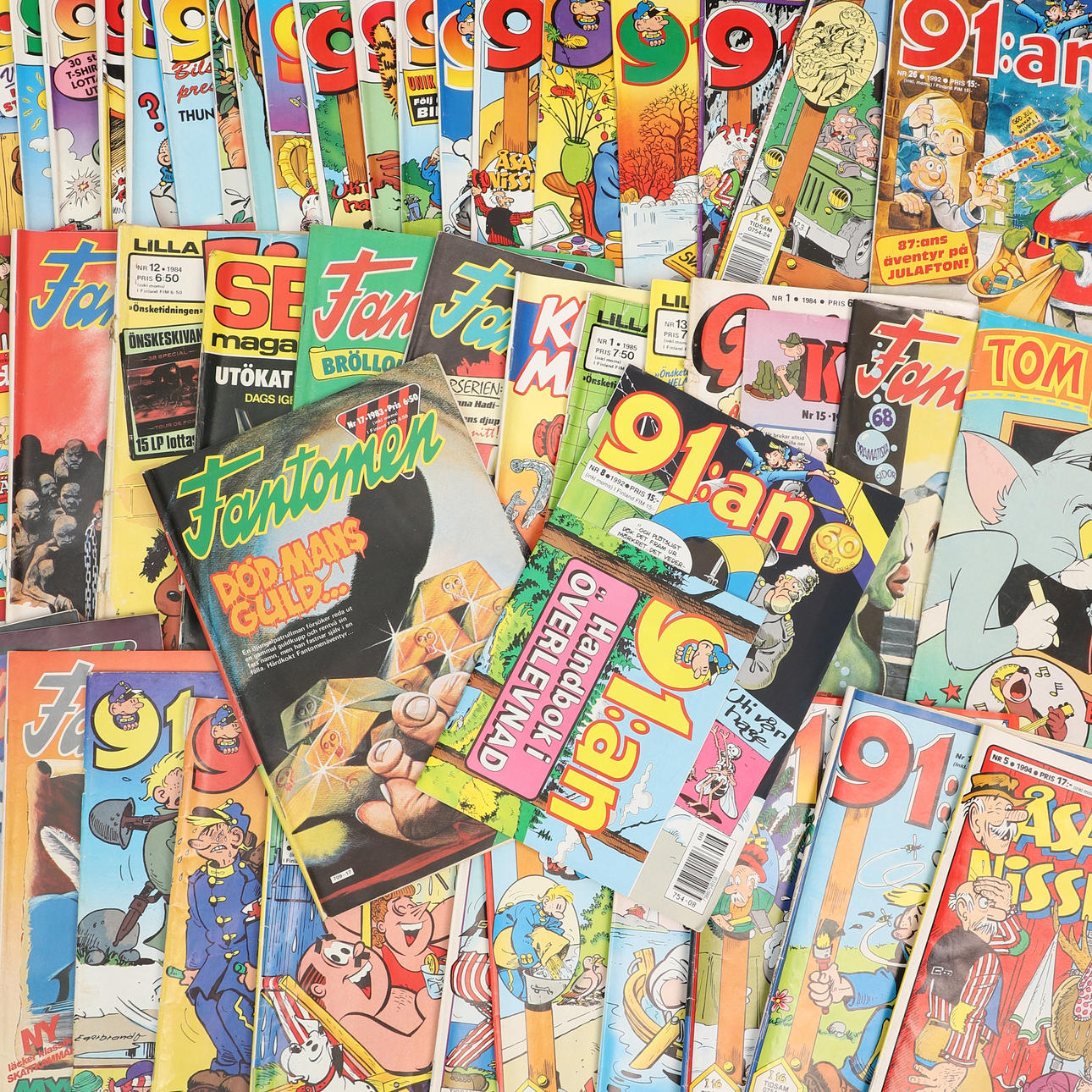 COMIC BOOKS, approx. 650 pcs 1980-2000's mostly 91's.