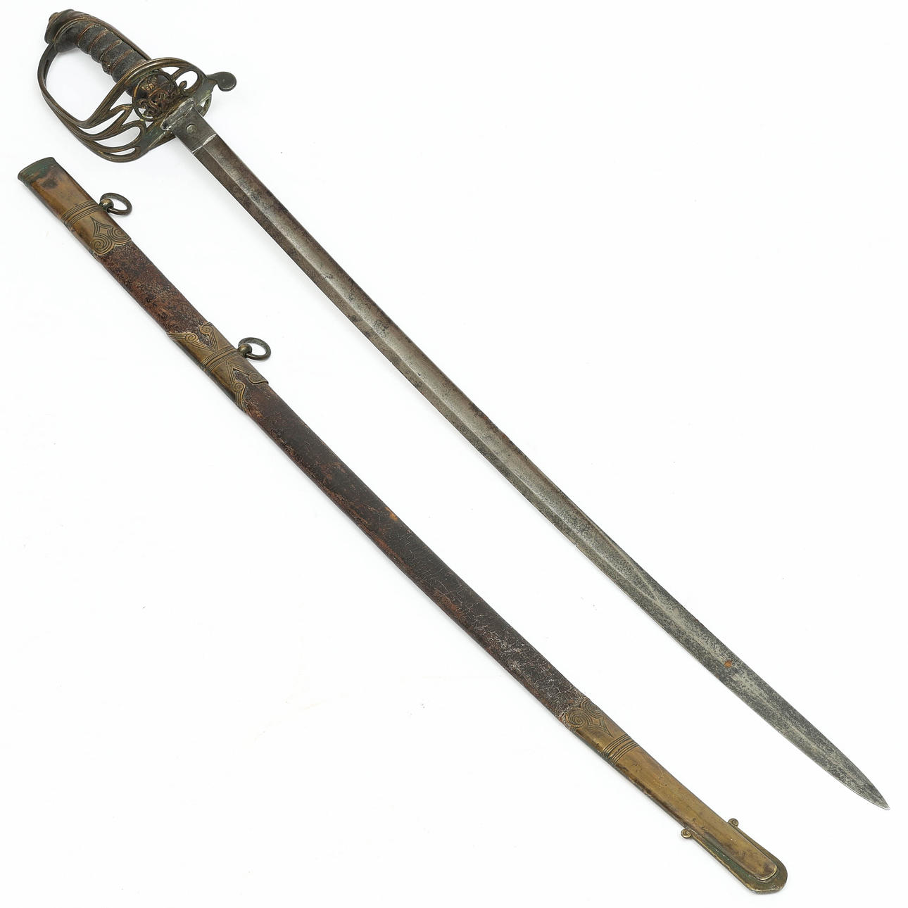 A 19th century English saber.