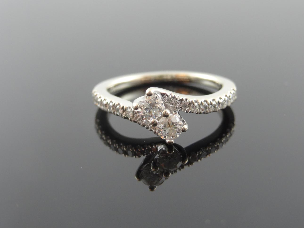 NÅGONSIN OSS TILLSAMMANS DIAMANT RING 0,50cts 14k guld.