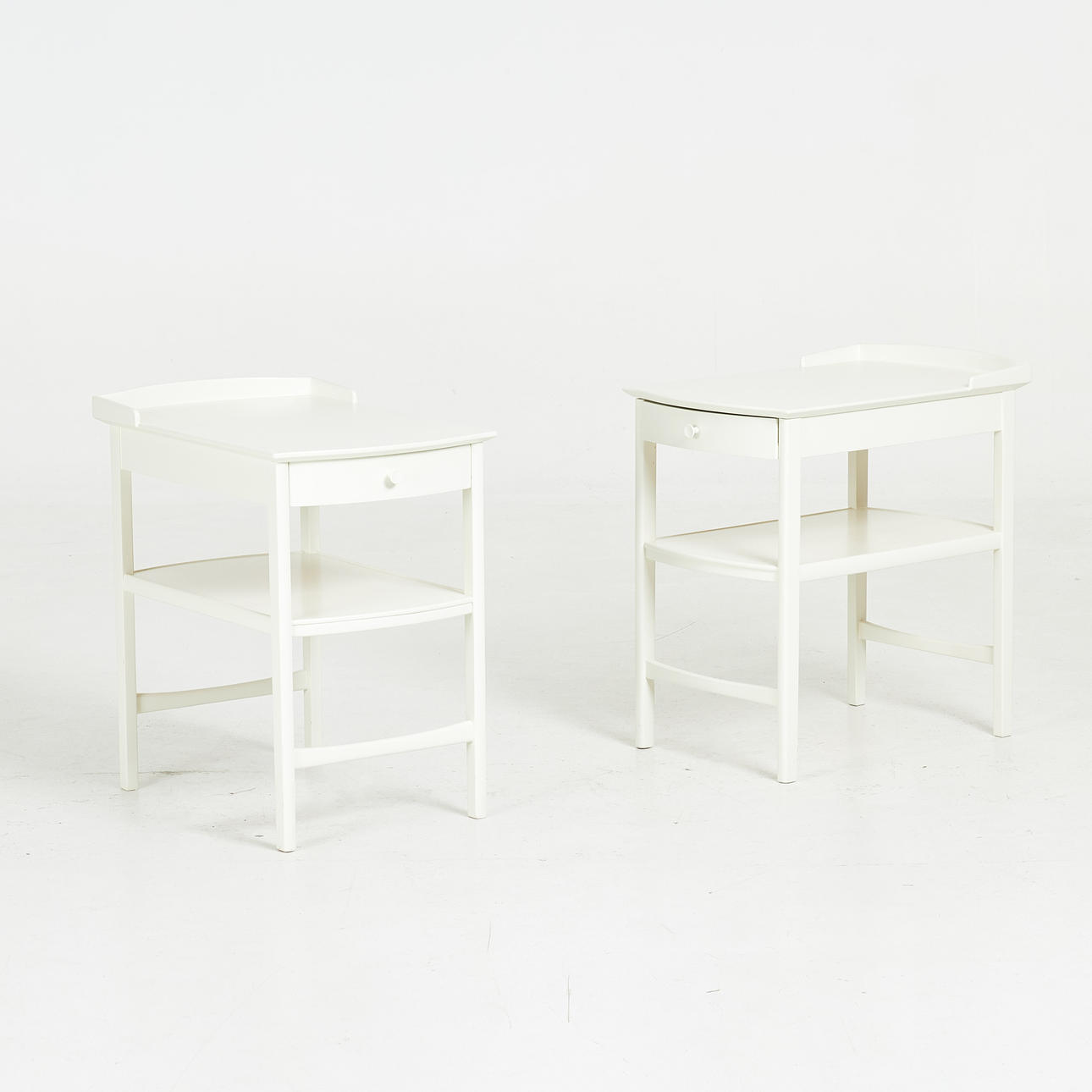 CARL MALMSTEN. bedside table, 1 pair, “Birgitta”, Bodafors.
