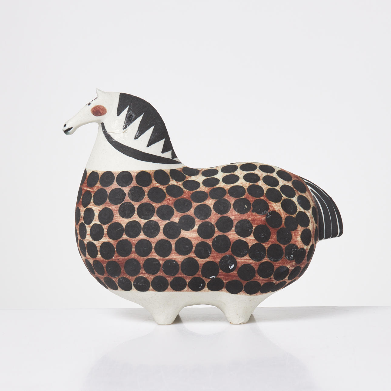 STIG LINDBERG. “Springare”, a stoneware figurine, Gustavsberg studio ...