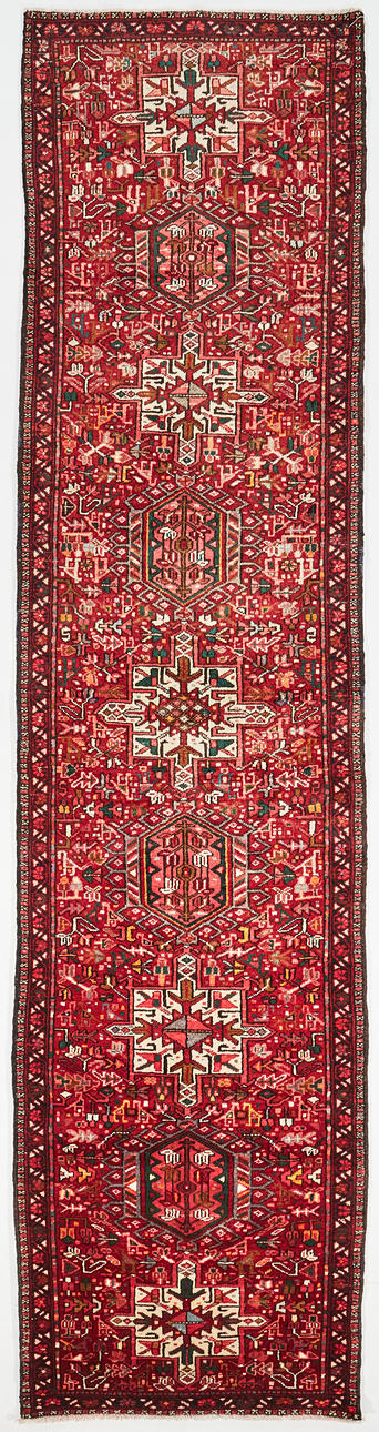 ORIENT CARPET, gallery model, Qaraja/Heriz, old.