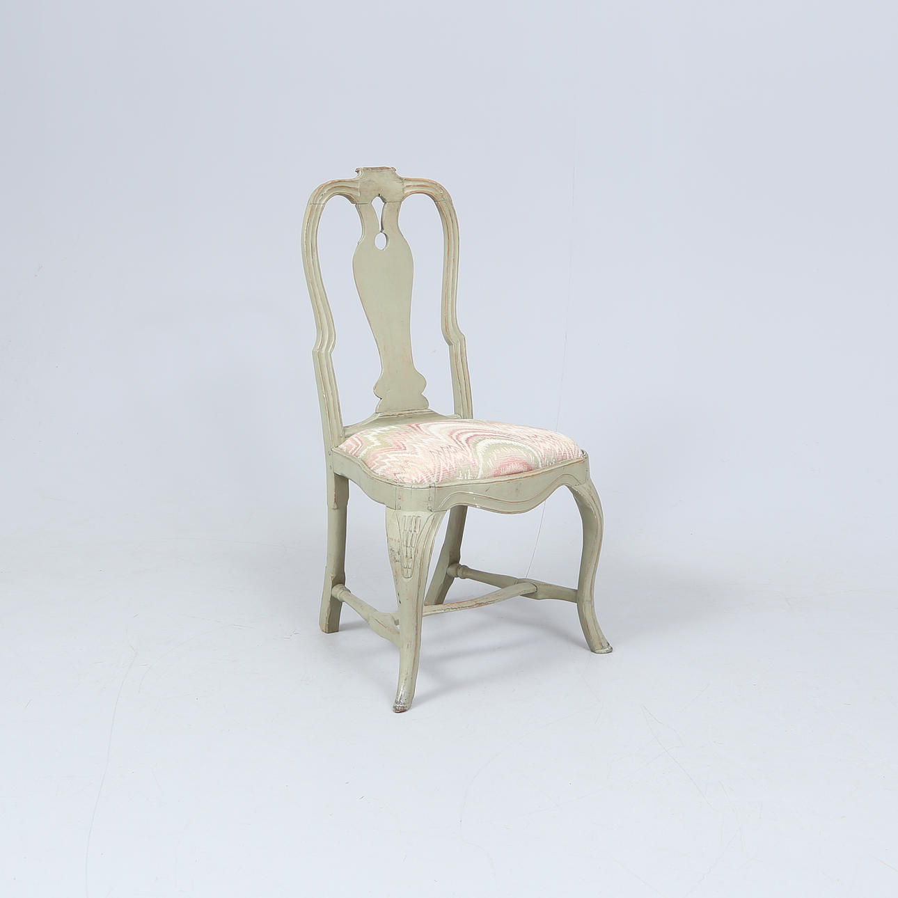 A rococo chair, 18th century.