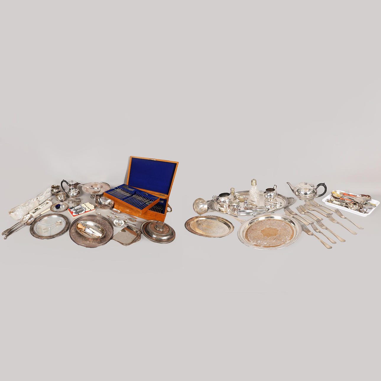 COLLECTION OF VARIOUS SILVER PLATED WARE (QTY).