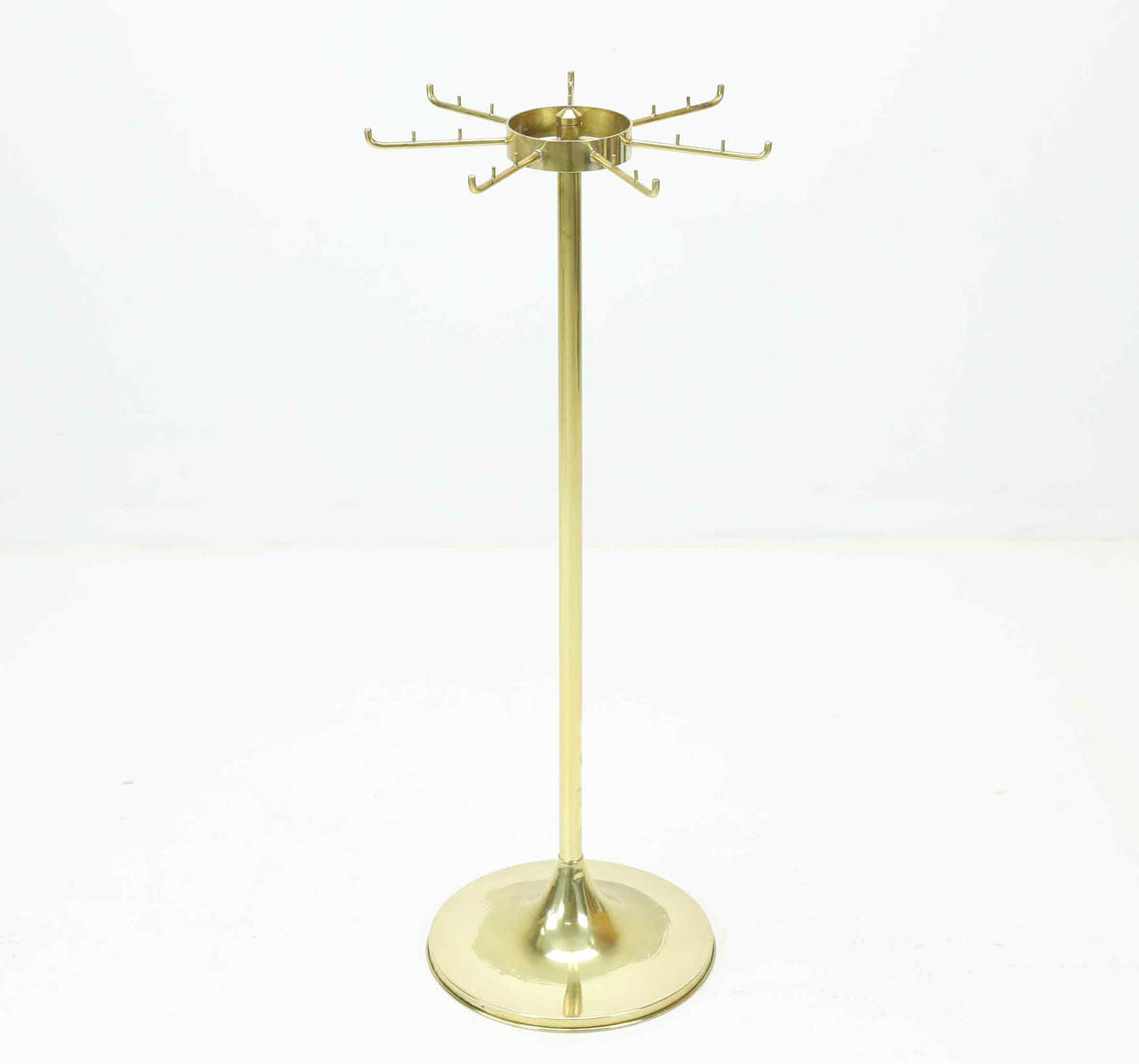 DISPLAY, for ties/scarfs, brass, 20th century.