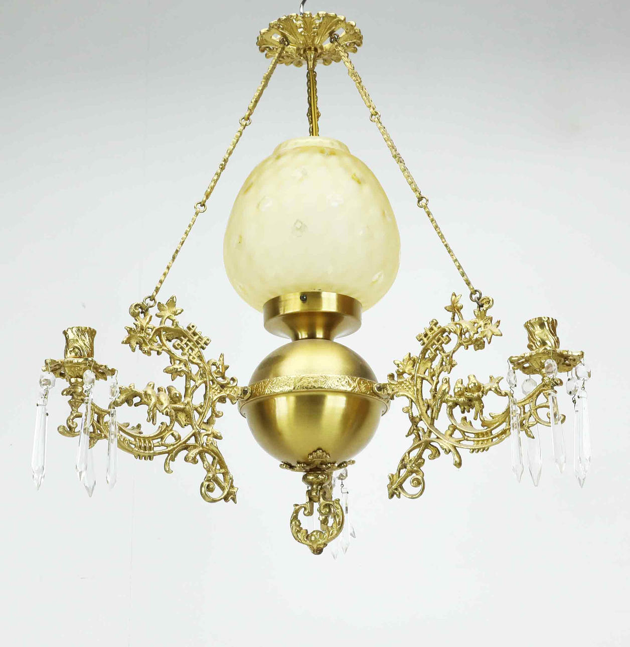 CEILING CHANDELIER, 20th century.