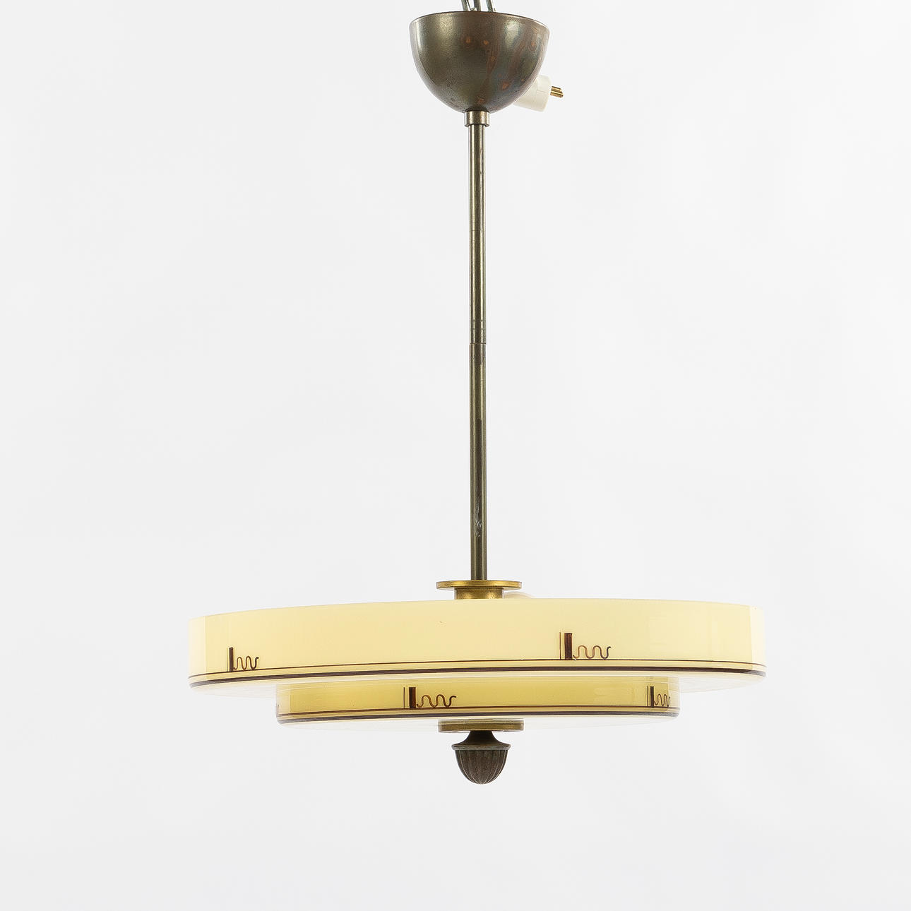 CEBE CEILING LAMP, model “76700", Svalöv, 1930s.