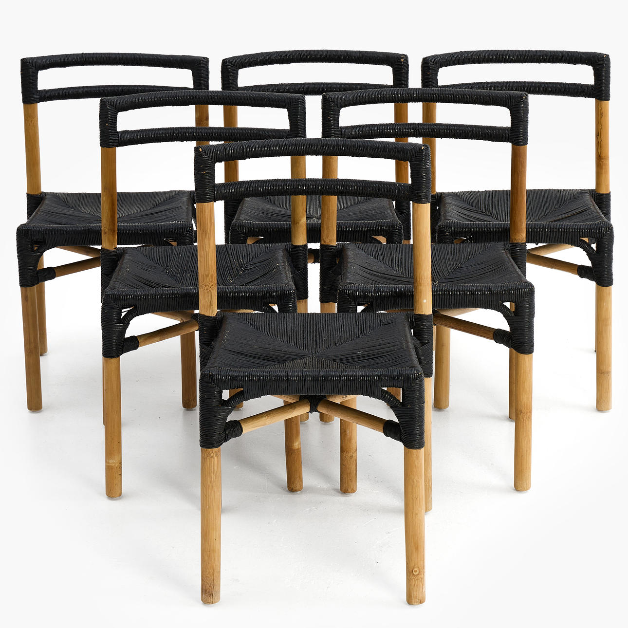 INGEGERD RÅMAN, ”VIKTIGT”, IKEA, 6 st. stolar, 2016, bambu.