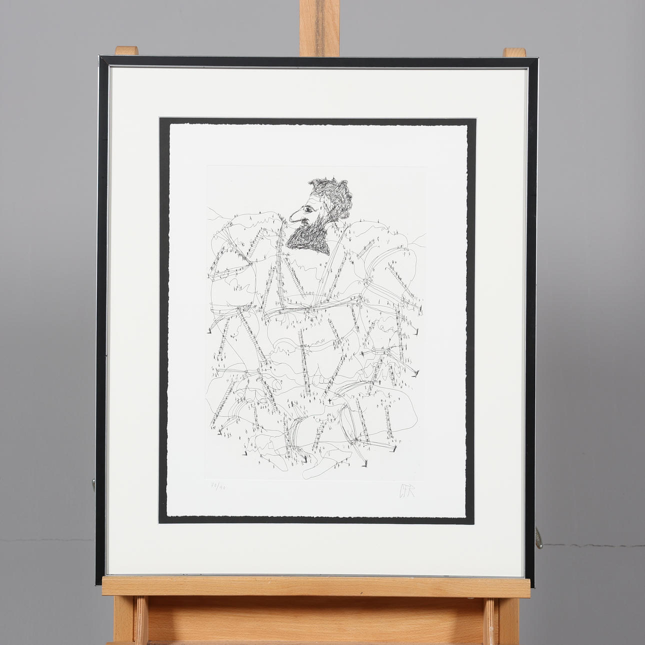 CARL FREDRIK REUTERSWÄRD. ETCHING, signed and numbered 70/90.