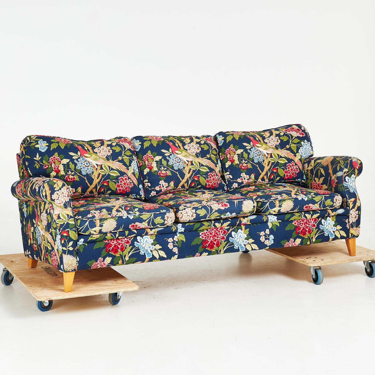 SOFFA, Bröderna Andersson, textilklädsel av GP & J Baker.