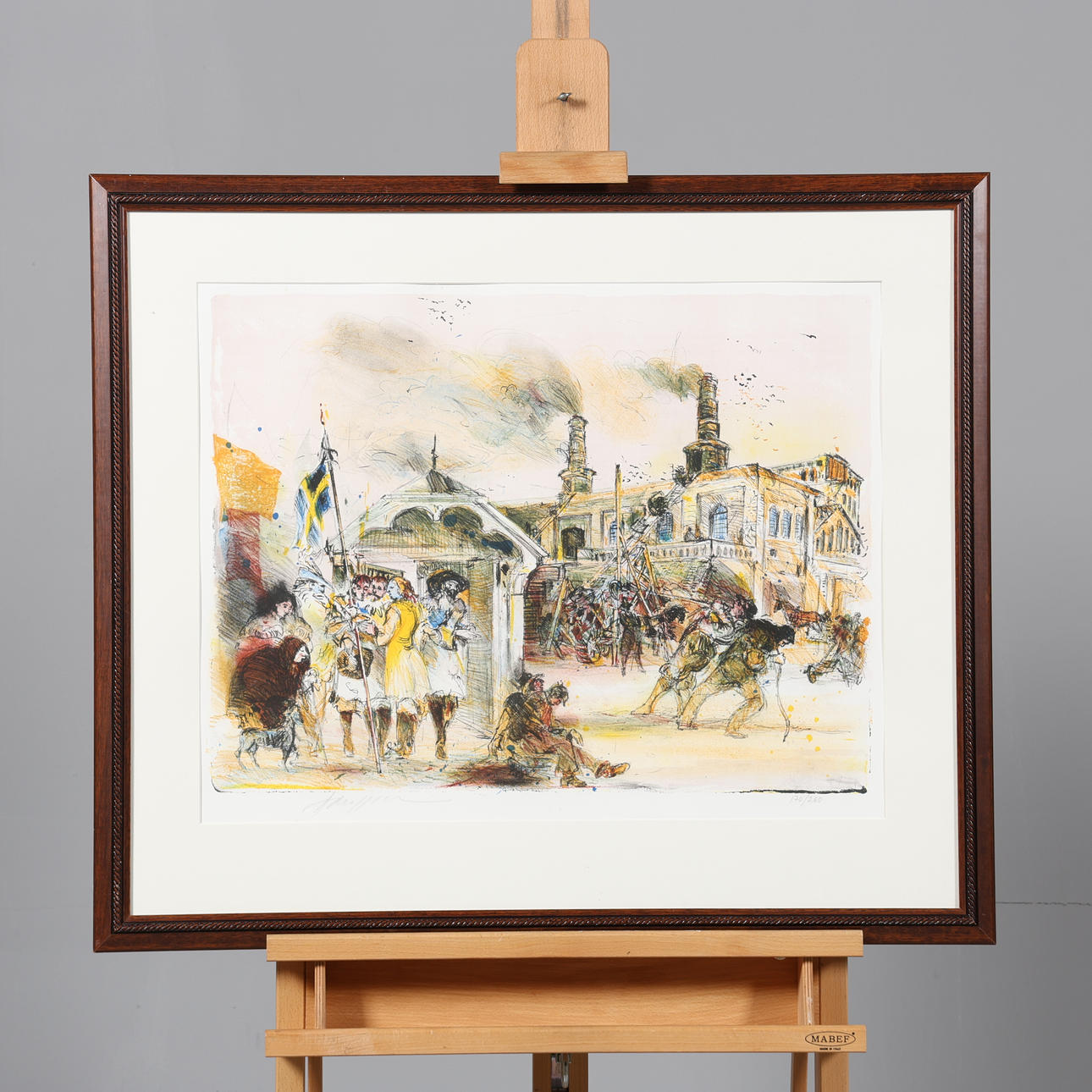 BO ÅKE ADAMSSON. LITHOGRAPH, signed, numbered 170/260.