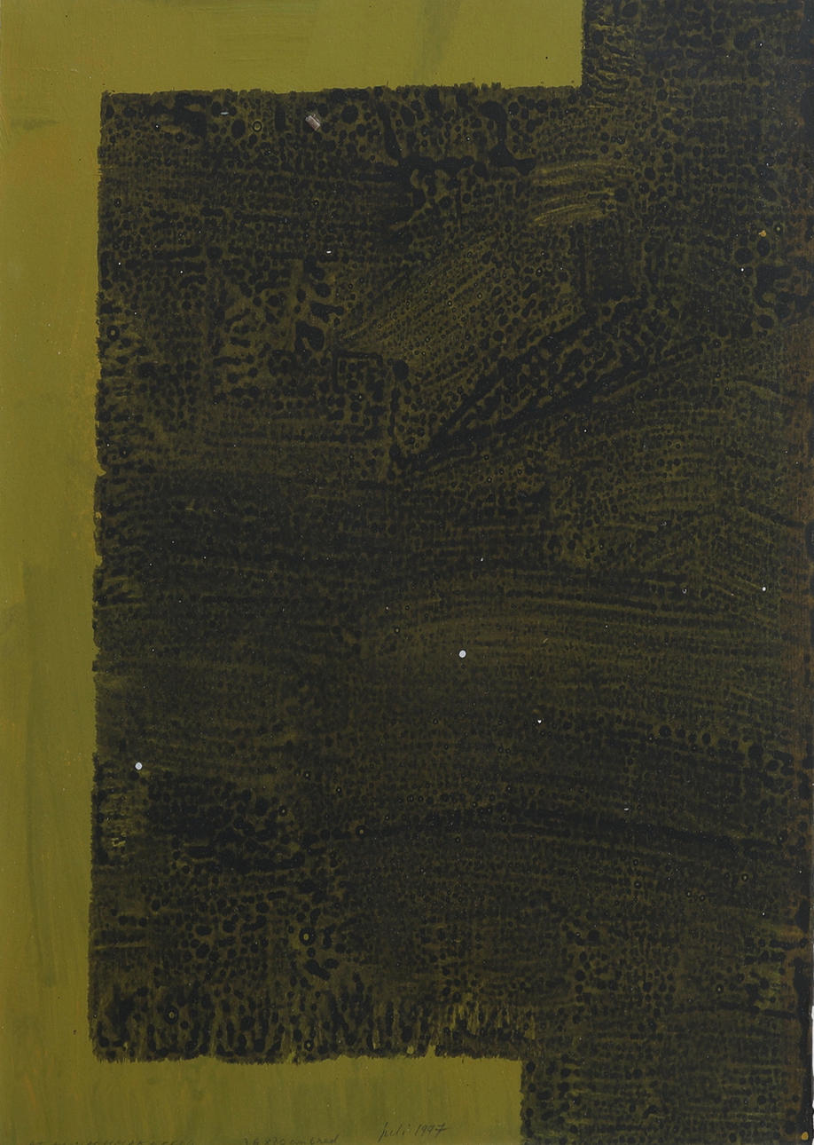 CURT FORS. GOUACHE, “AT ANNAGHMAKERRIG”, DATED JULY 1997.