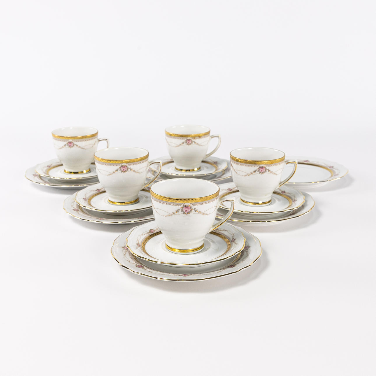 Coffee set, 16 pieces, Winterling, Germany.