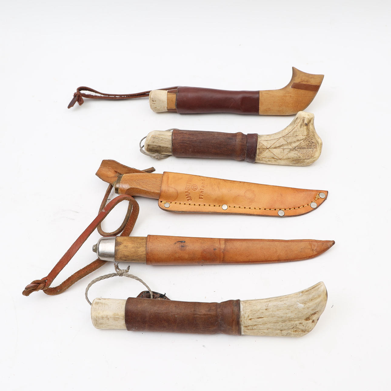 KNIVES 5pcs, Including J Marttiini.