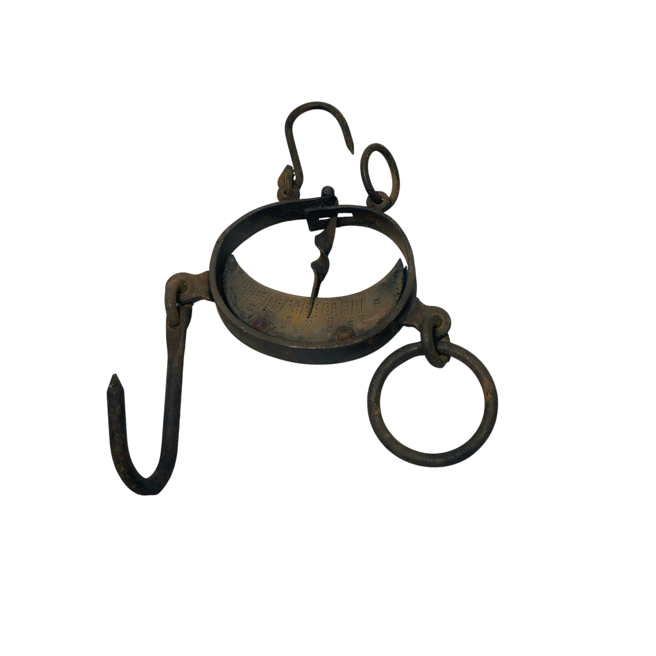 Roman half-moon iron scale.