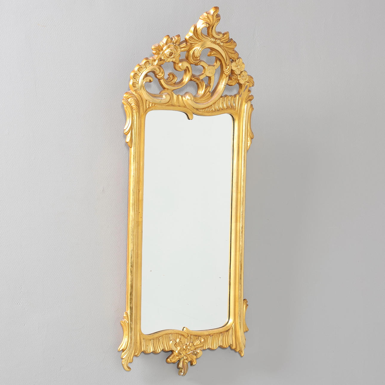A rococo style mirror.